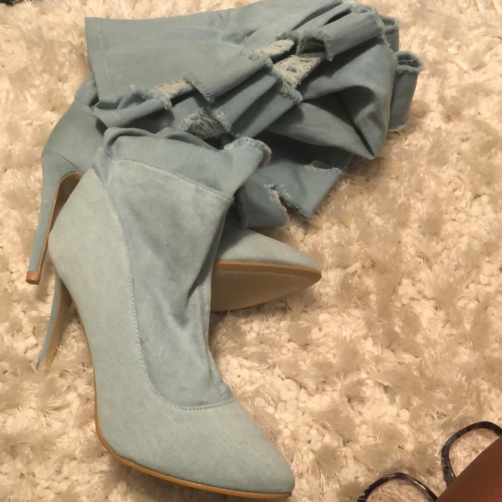 Denim Over knee Boot